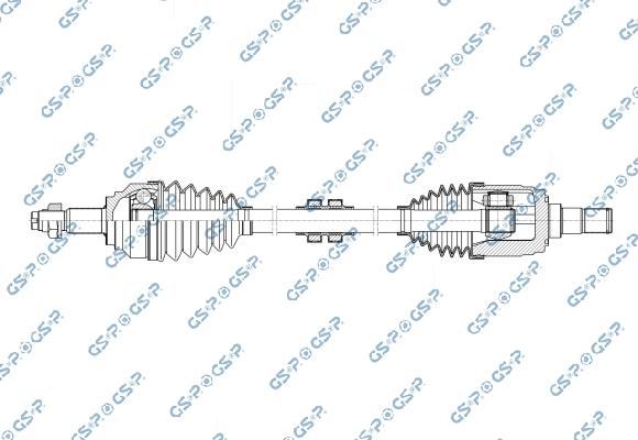 GSP 256469 - Приводний вал autocars.com.ua