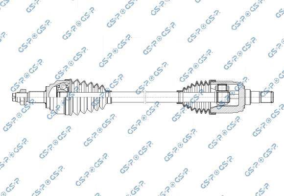 GSP 256470 - Приводний вал autocars.com.ua