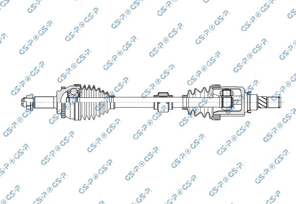 GSP 256492 - Приводний вал autocars.com.ua