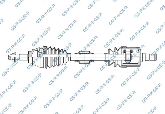 GSP 256506 - Приводний вал autocars.com.ua