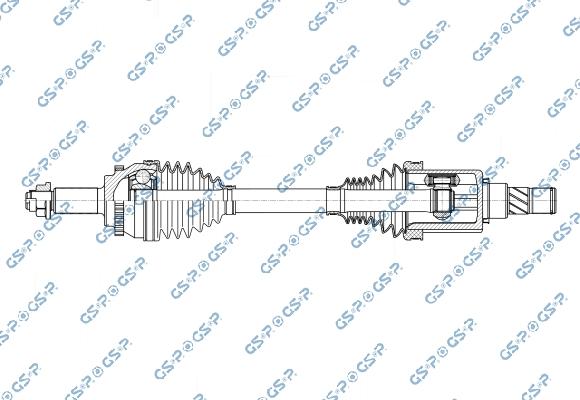 GSP 256508 - Приводний вал autocars.com.ua