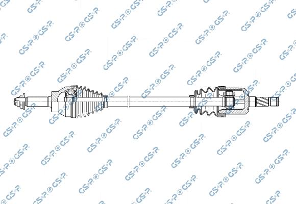 GSP 256547 - Приводний вал autocars.com.ua