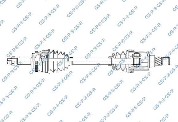 GSP 256669 - Приводний вал autocars.com.ua
