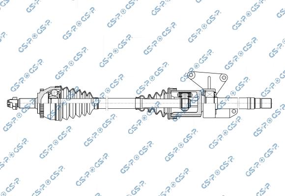 GSP 256678 - Приводний вал autocars.com.ua