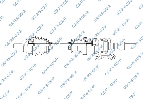 GSP 256892 - Приводний вал autocars.com.ua
