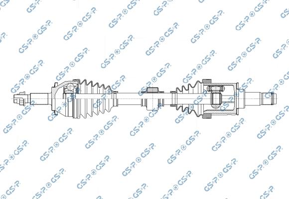 GSP 256904 - Приводний вал autocars.com.ua