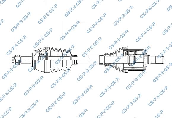 GSP 256985 - Приводний вал autocars.com.ua