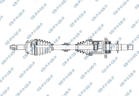 GSP 257410 - Приводний вал autocars.com.ua