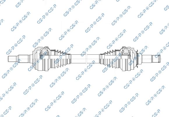 GSP 261298OL - Приводний вал autocars.com.ua