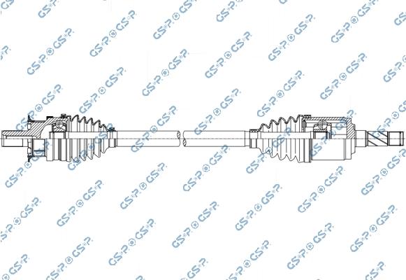 GSP 262077OL - Приводний вал autocars.com.ua