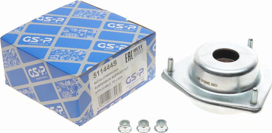 GSP 511444S - Опора стійки амортизатора, подушка autocars.com.ua