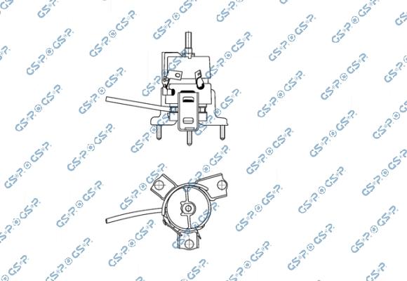 GSP 552213 - Подушка, підвіска двигуна autocars.com.ua