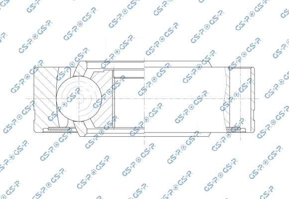 GSP 601399 - Шарнірний комплект, ШРУС, приводний вал autocars.com.ua