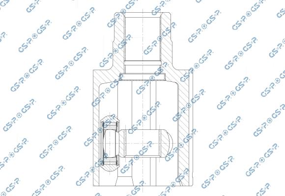 GSP 601509 - Шарнірний комплект, ШРУС, приводний вал autocars.com.ua