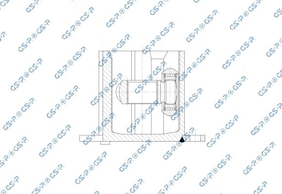 GSP 601545 - Шарнірний комплект, ШРУС, приводний вал autocars.com.ua