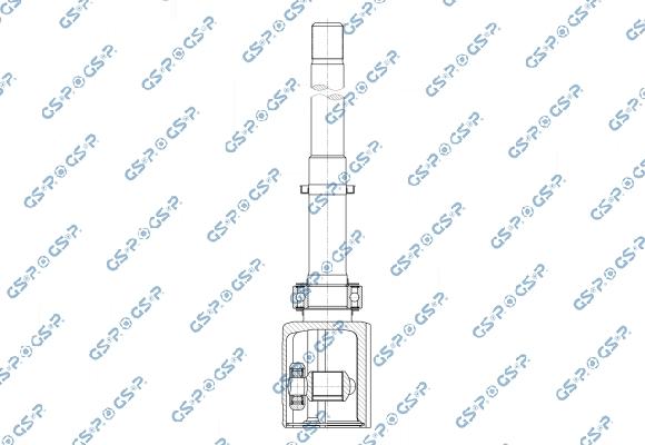 GSP 601800 - Шарнірний комплект, ШРУС, приводний вал autocars.com.ua