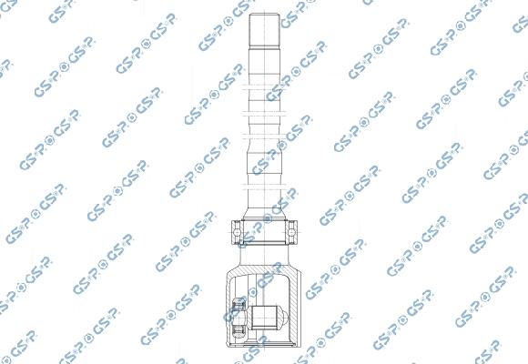 GSP 602298 - Шарнірний комплект, ШРУС, приводний вал autocars.com.ua