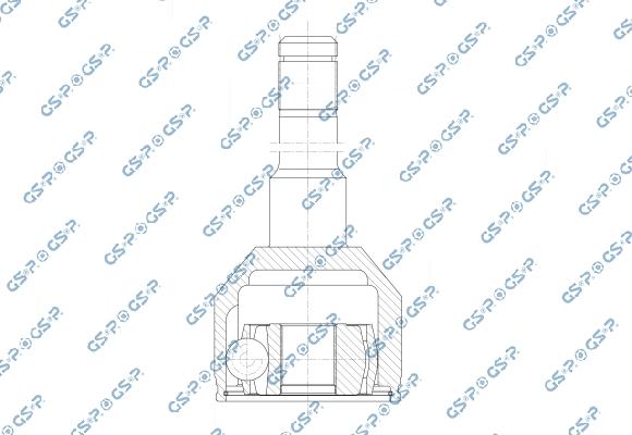 GSP 602370 - Шарнірний комплект, ШРУС, приводний вал autocars.com.ua