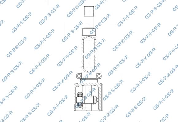 GSP 602393 - Шарнірний комплект, ШРУС, приводний вал autocars.com.ua