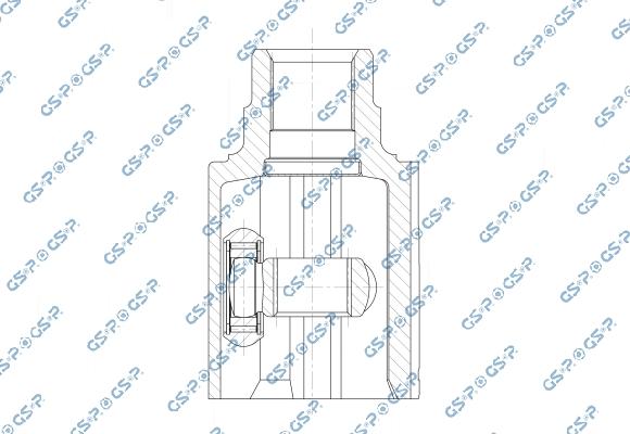 GSP 602400 - Шарнірний комплект, ШРУС, приводний вал autocars.com.ua