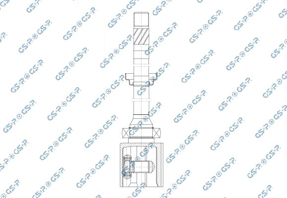 GSP 602401 - Шарнірний комплект, ШРУС, приводний вал autocars.com.ua