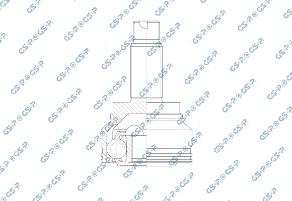 GSP 602468 - Шарнірний комплект, ШРУС, приводний вал autocars.com.ua