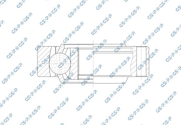 GSP 602469 - Шарнір, поздовжній вал autocars.com.ua