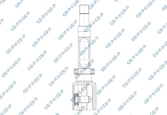 GSP 602507 - Шарнірний комплект, ШРУС, приводний вал autocars.com.ua
