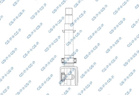 GSP 602511 - Шарнірний комплект, ШРУС, приводний вал autocars.com.ua
