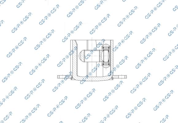 GSP 602522 - Шарнірний комплект, ШРУС, приводний вал autocars.com.ua