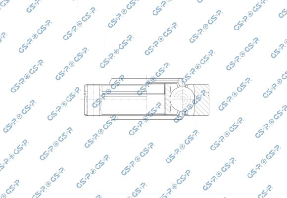 GSP 602524 - Шарнірний комплект, ШРУС, приводний вал autocars.com.ua