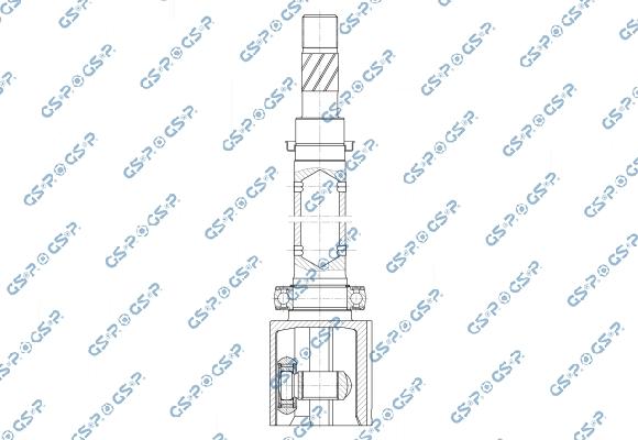 GSP 602630 - Шарнірний комплект, ШРУС, приводний вал autocars.com.ua