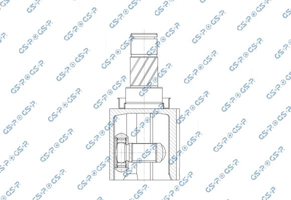 GSP 602631 - Шарнірний комплект, ШРУС, приводний вал autocars.com.ua