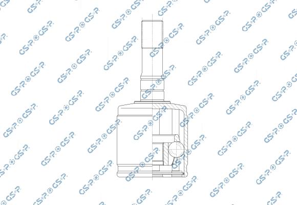 GSP 602722 - Шарнірний комплект, ШРУС, приводний вал autocars.com.ua