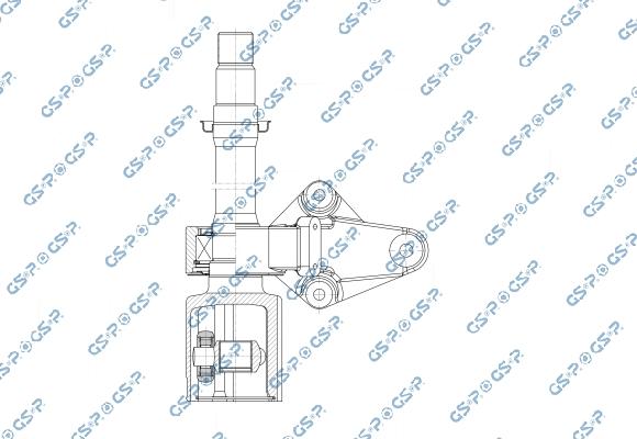 GSP 602861 - Шарнірний комплект, ШРУС, приводний вал autocars.com.ua