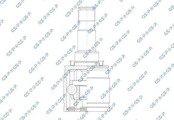 GSP 602920 - Шарнірний комплект, ШРУС, приводний вал autocars.com.ua