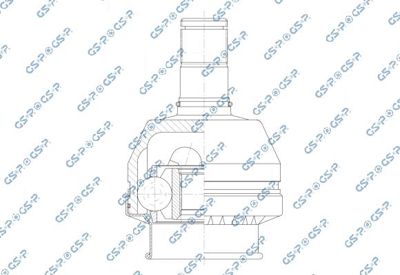 GSP 603028 - Шарнірний комплект, ШРУС, приводний вал autocars.com.ua