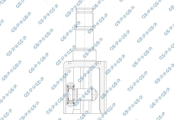 GSP 603083 - Шарнірний комплект, ШРУС, приводний вал autocars.com.ua