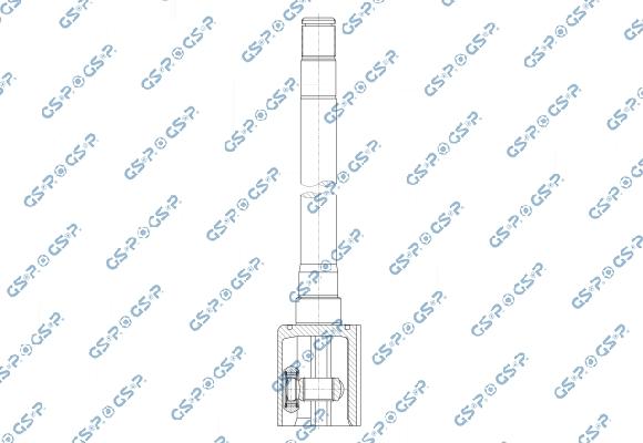 GSP 603084 - Шарнірний комплект, ШРУС, приводний вал autocars.com.ua