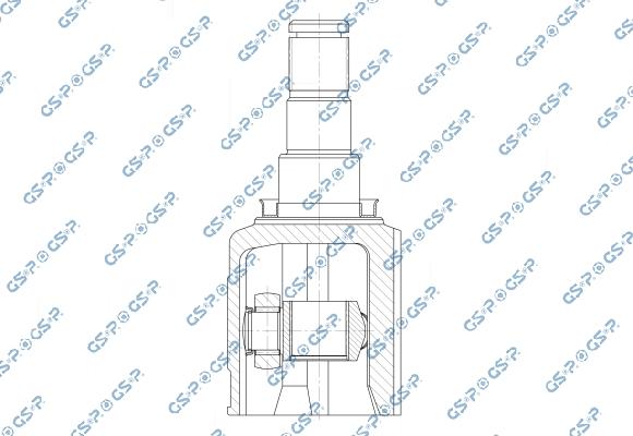 GSP 603193 - Шарнірний комплект, ШРУС, приводний вал autocars.com.ua