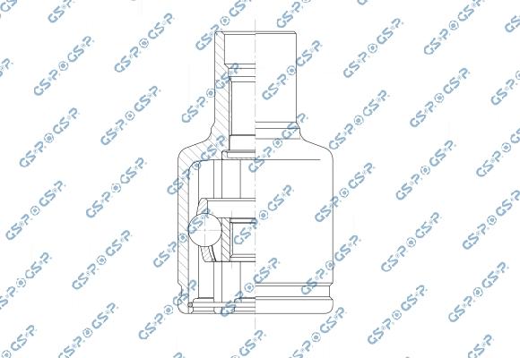 GSP 603205 - Шарнірний комплект, ШРУС, приводний вал autocars.com.ua