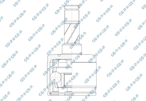 GSP 603219 - Шарнірний комплект, ШРУС, приводний вал autocars.com.ua