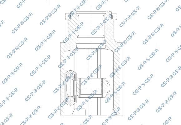GSP 603288 - Шарнірний комплект, ШРУС, приводний вал autocars.com.ua