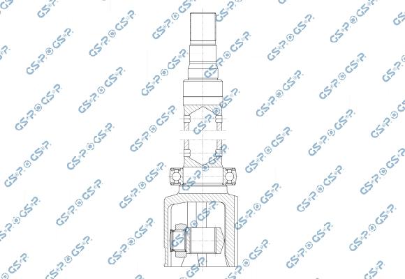 GSP 603292 - Шарнірний комплект, ШРУС, приводний вал autocars.com.ua