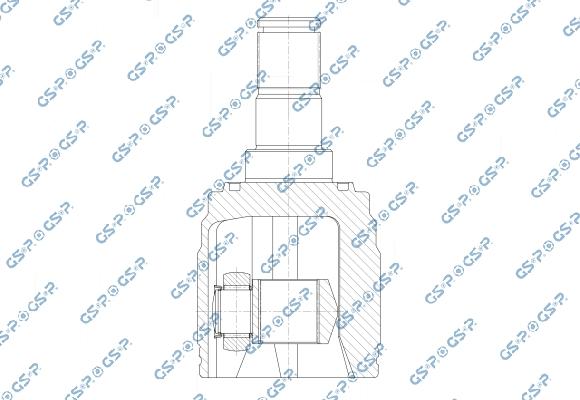 GSP 603319 - Шарнірний комплект, ШРУС, приводний вал autocars.com.ua