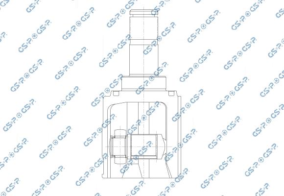 GSP 603328 - Шарнірний комплект, ШРУС, приводний вал autocars.com.ua