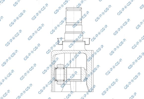 GSP 603329 - Шарнірний комплект, ШРУС, приводний вал autocars.com.ua