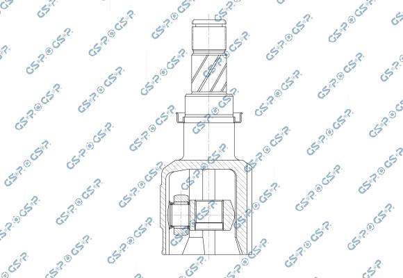 GSP 603330 - Шарнірний комплект, ШРУС, приводний вал autocars.com.ua