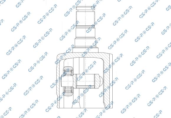 GSP 603338 - Шарнірний комплект, ШРУС, приводний вал autocars.com.ua