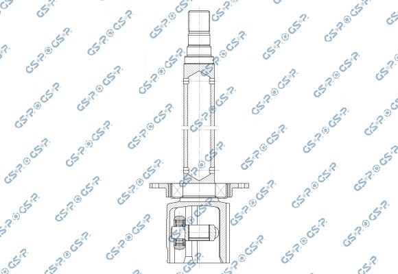 GSP 603339 - Шарнірний комплект, ШРУС, приводний вал autocars.com.ua